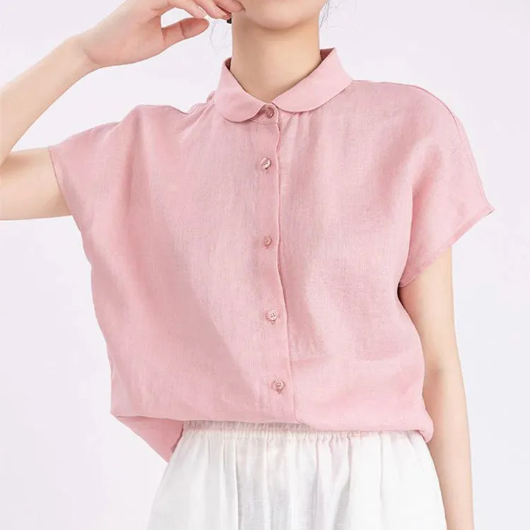 100% Linen Short Sleeve Shirt