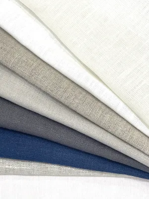 118" Double Width 100% Natural Linen Fabric By The Yard/CL1049
