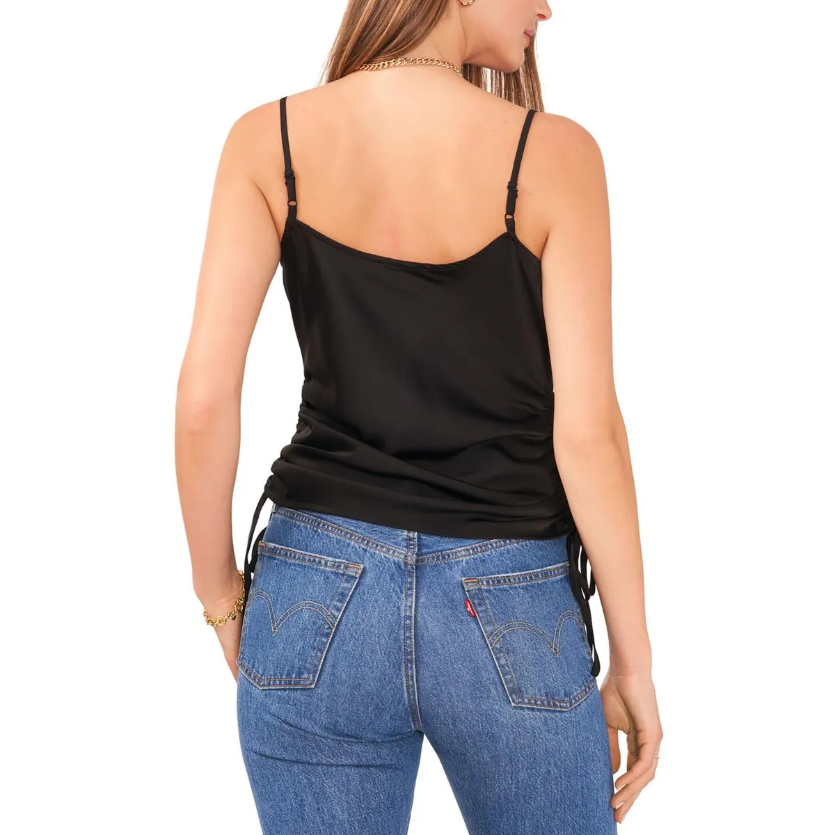 1.State Womens Sleeveless Cowl Neck Tank Top