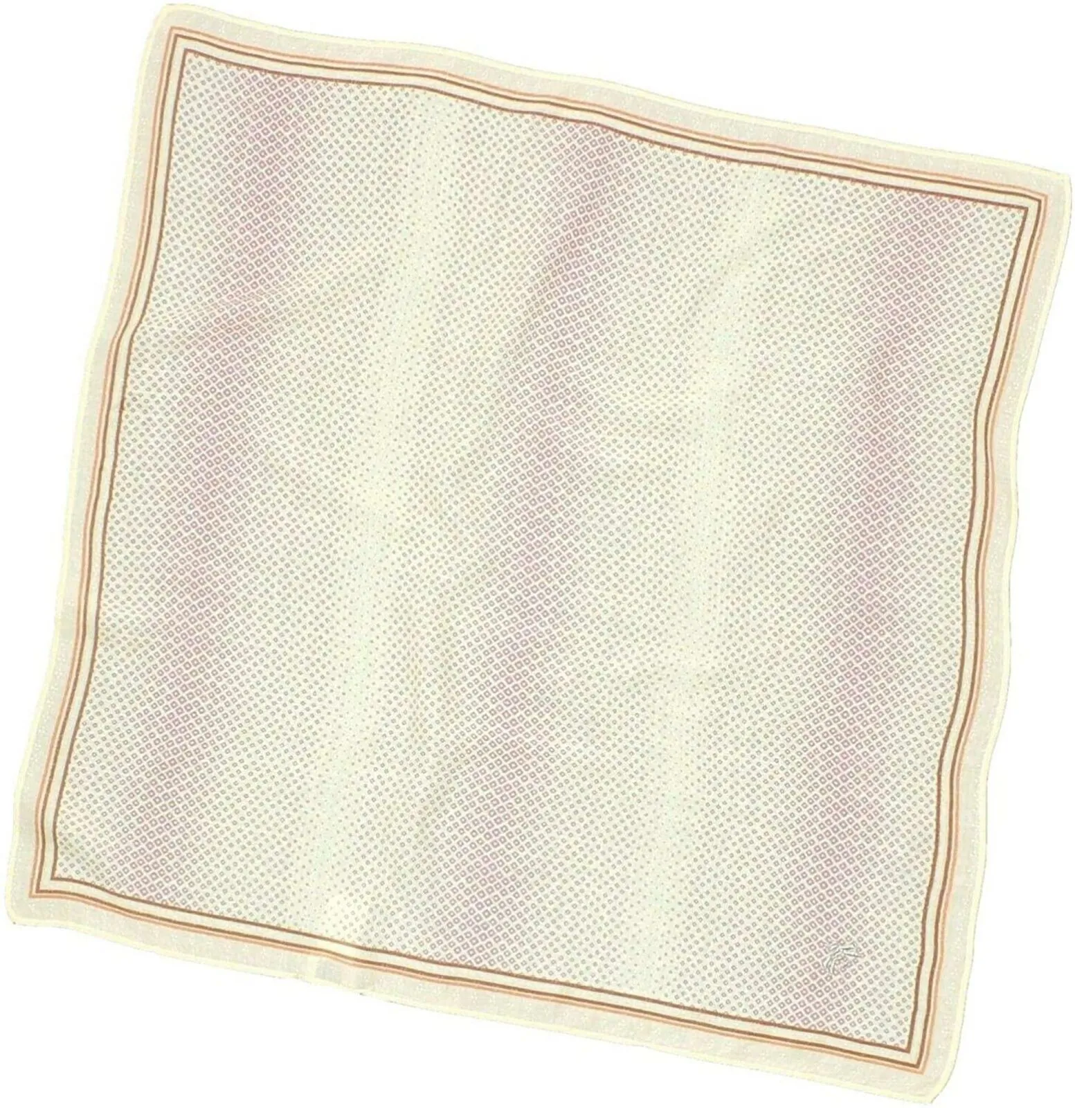 A New Day Honeycomb Geo Print Square Bandana Scarf with Bee Embroidery