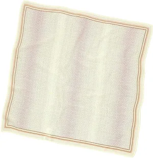 A New Day Honeycomb Geo Print Square Bandana Scarf with Bee Embroidery