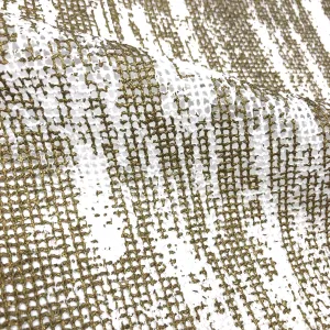 Abstract Linen Blend Sheer Fabric By The Yard/CL1031