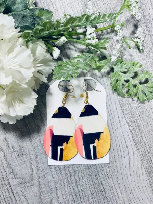 Abstract Wooden Earrings