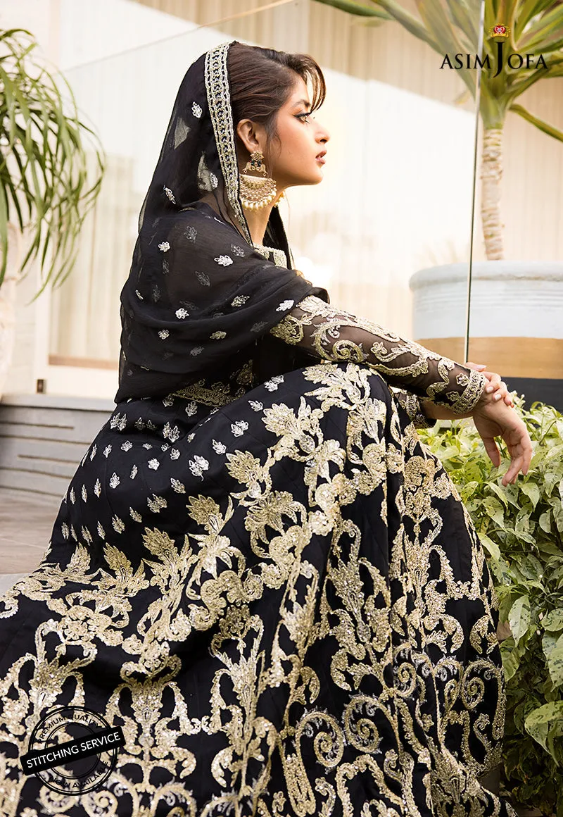AJSE-03 | Asim Jofa Jaan-e-Adaa Sajal Edit Collection 2022 | Unstitched Embroidered Suits