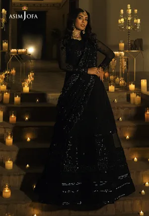 AJST-20 | Asim Jofa Sadqay Tumharay Eid Collection 2022 | Unstitched Embroidered Chiffon Suits