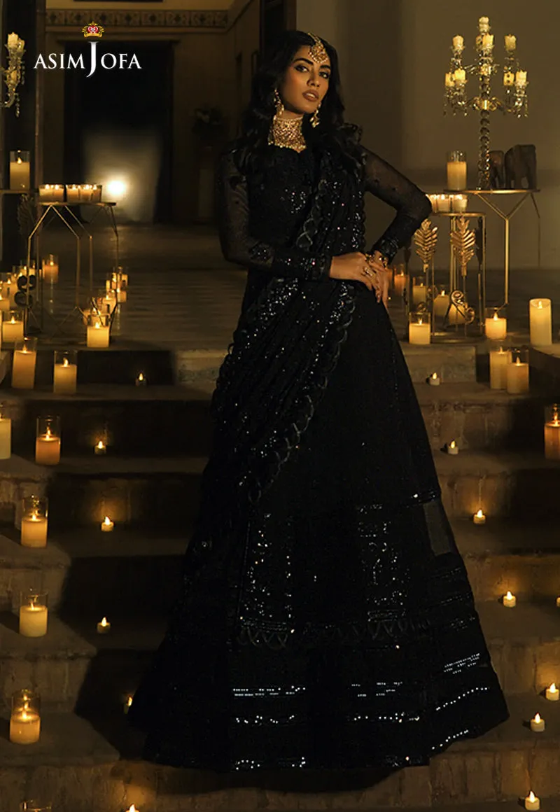 AJST-20 | Asim Jofa Sadqay Tumharay Eid Collection 2022 | Unstitched Embroidered Chiffon Suits