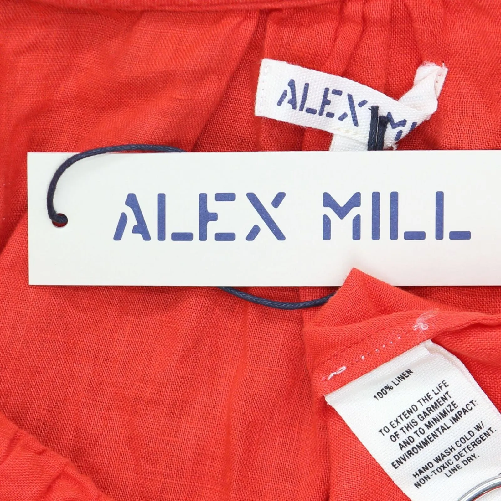 Alex Mill Women's Regan Elbow Sleeve Linen Blouse