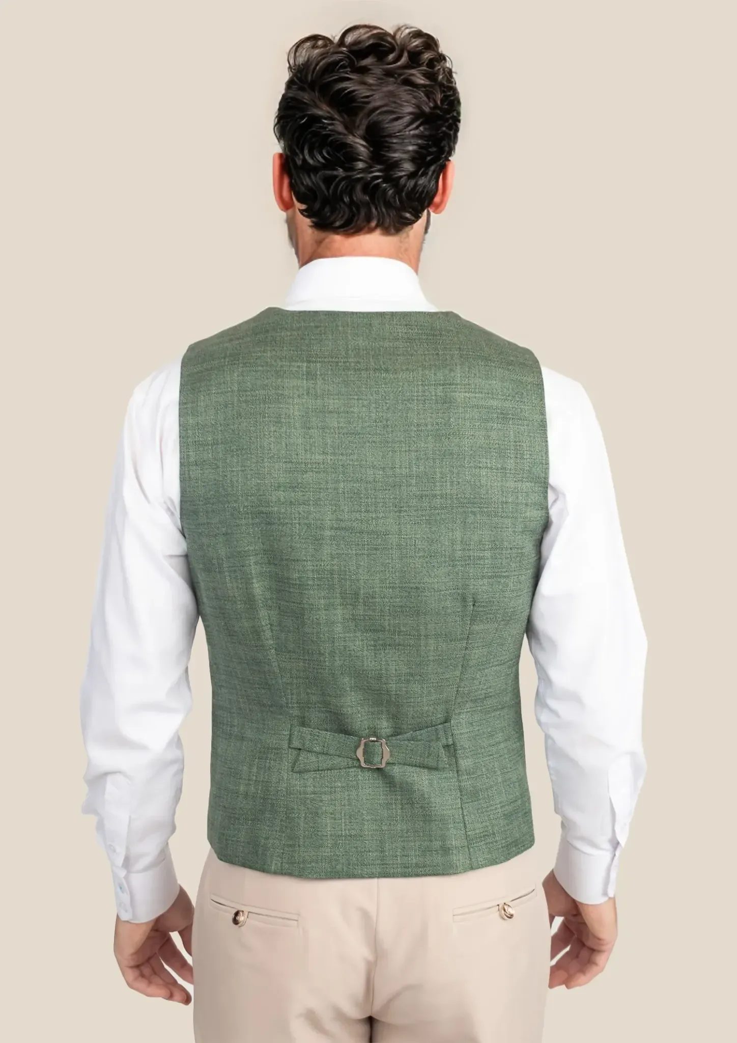 Aspen Green Hopsack Vest
