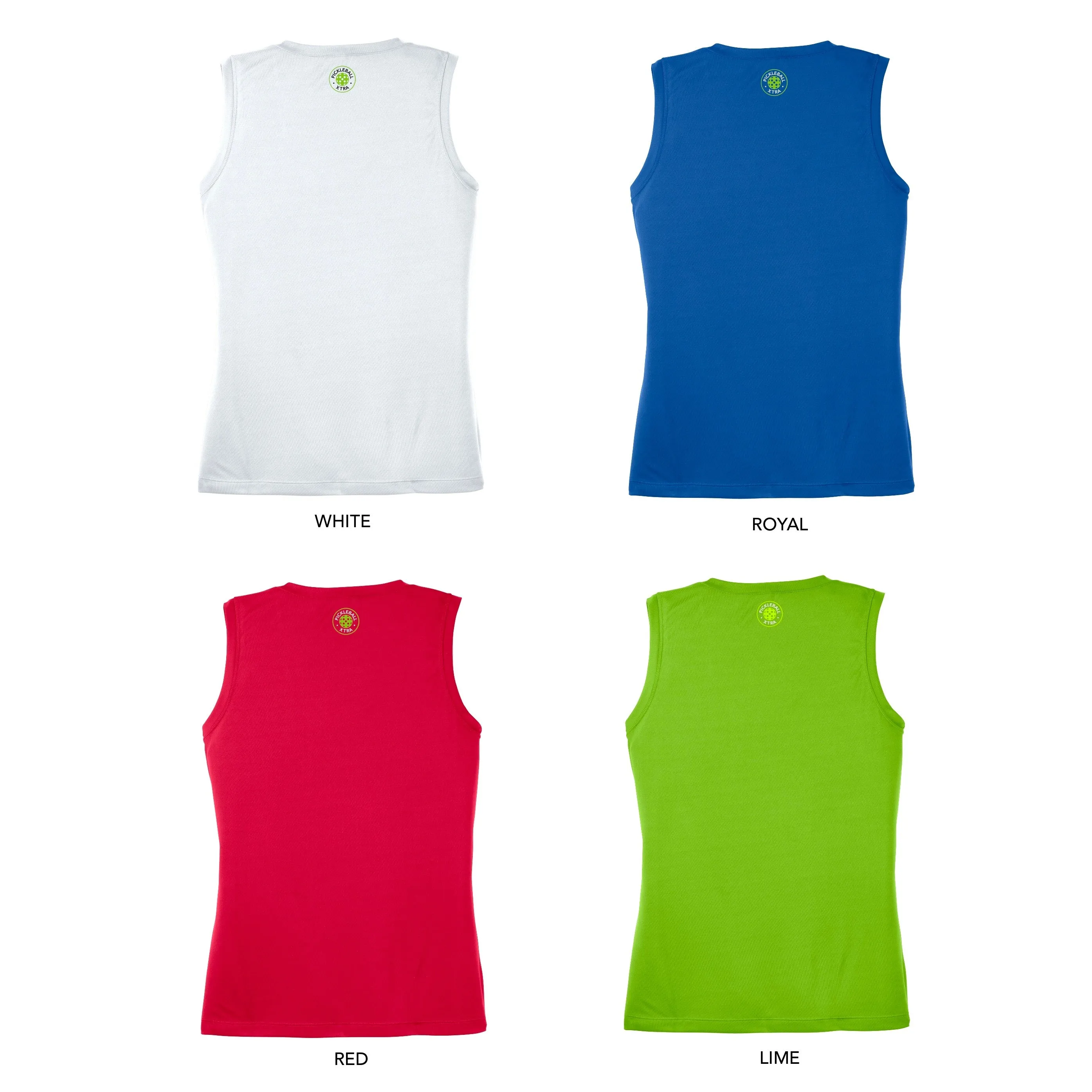 Aspen Pickleball Ladies Performance Sleeveless Tank - Front Logo