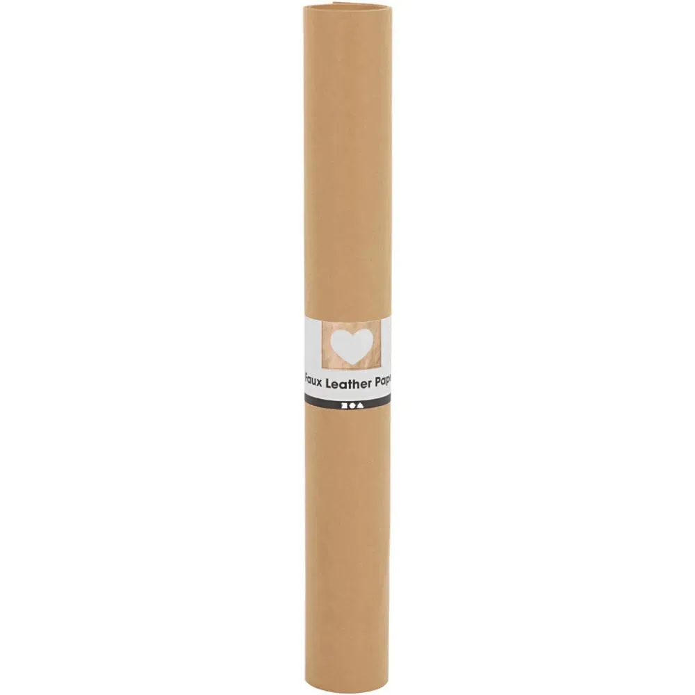 Assorted Colour Faux Leather Cellulose Paper Roll For Sewing Decoration Crafts