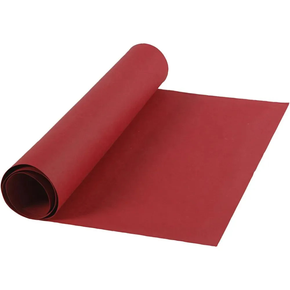 Assorted Colour Faux Leather Cellulose Paper Roll For Sewing Decoration Crafts