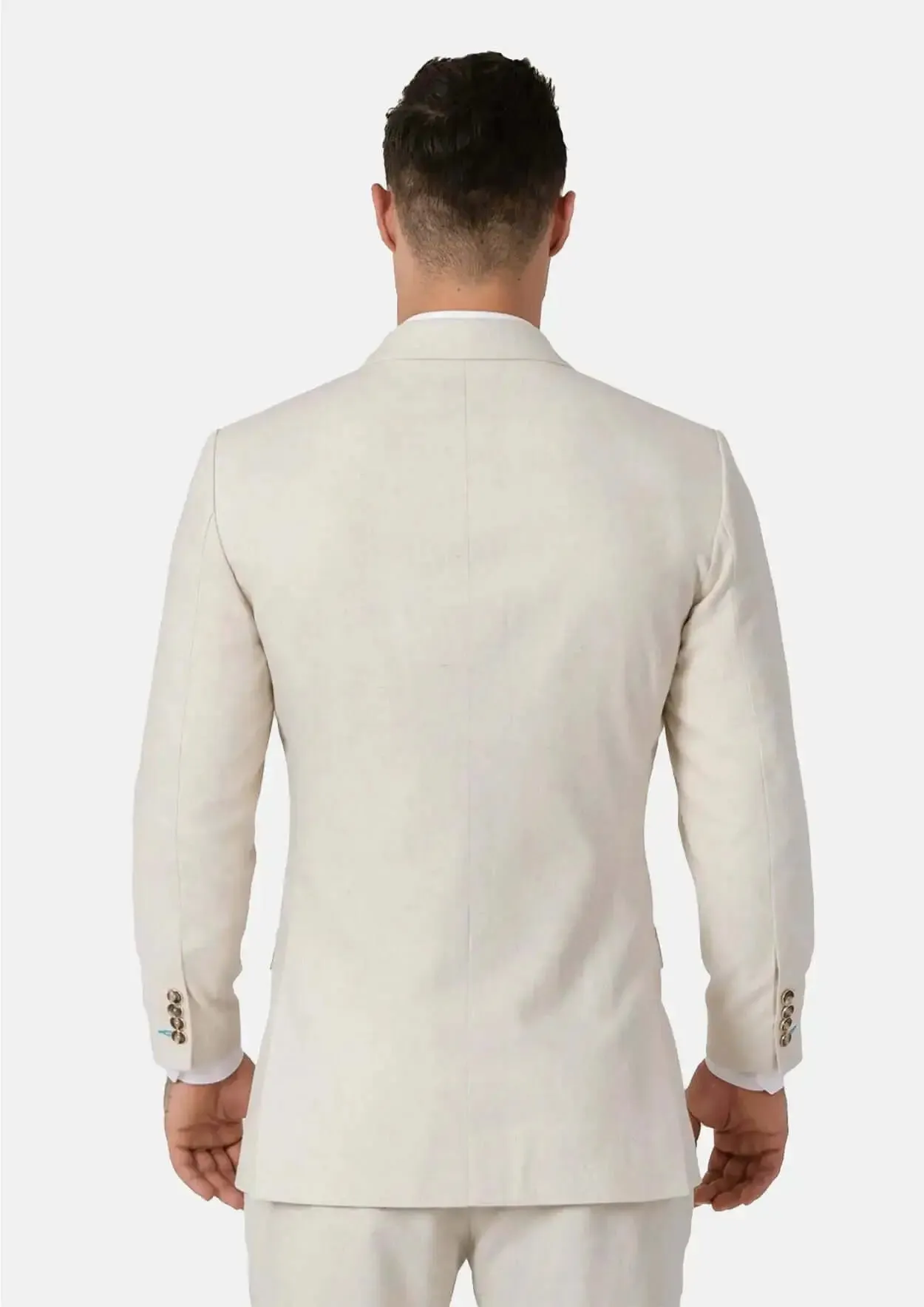 Astor Sand Linen Blend Suit