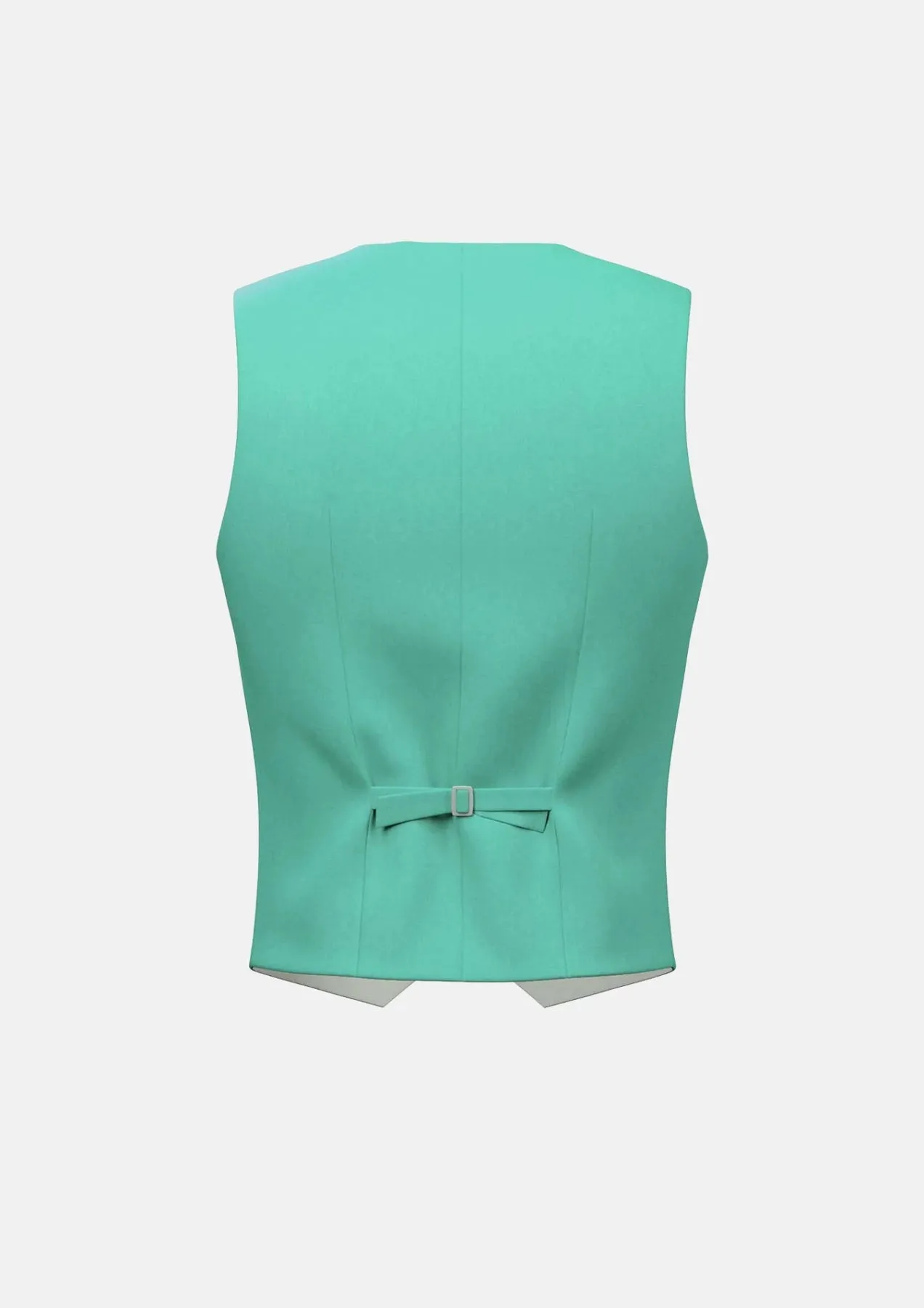 Atlantis Green Linen Blend Vest