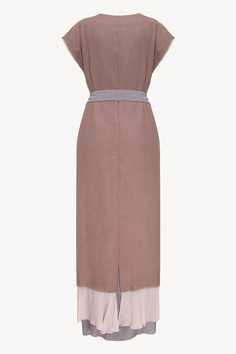 Aurora robe in Rose Taupe