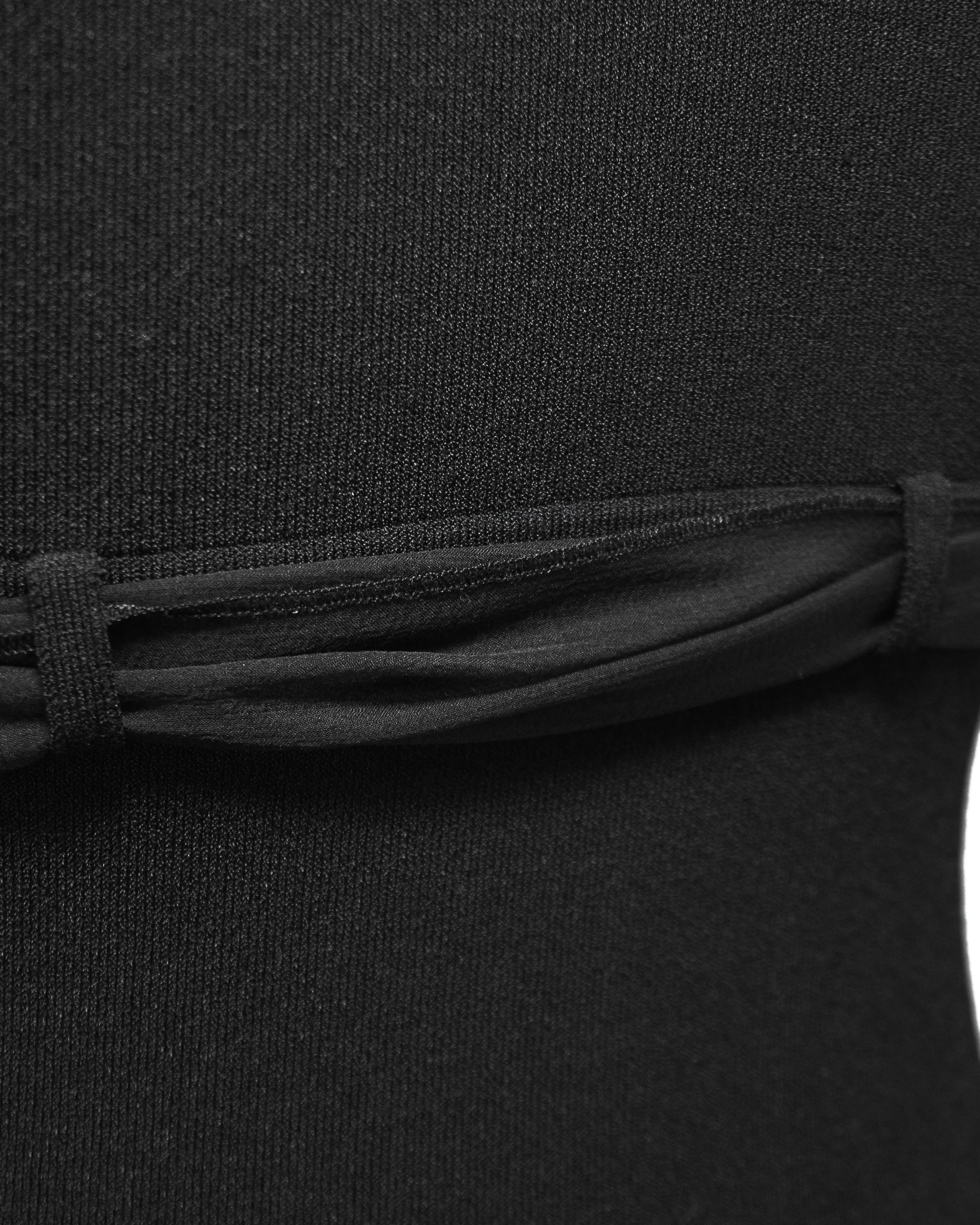 Autumn 2004 Black Sweater with Chiffon Ties