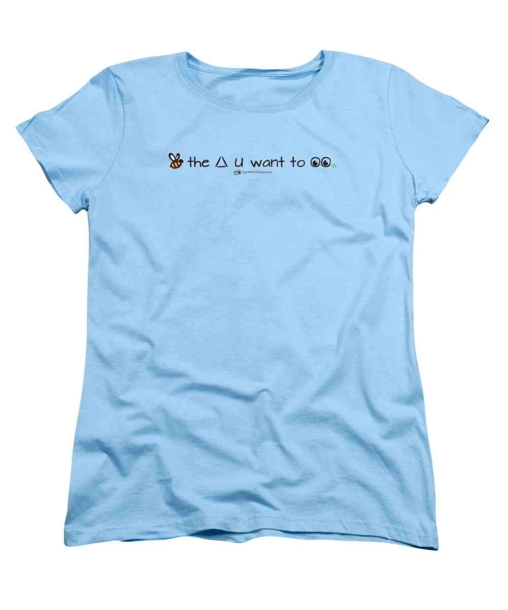 Bee The Chng You Want To See - Women's T-Shirt (Standard Fit)