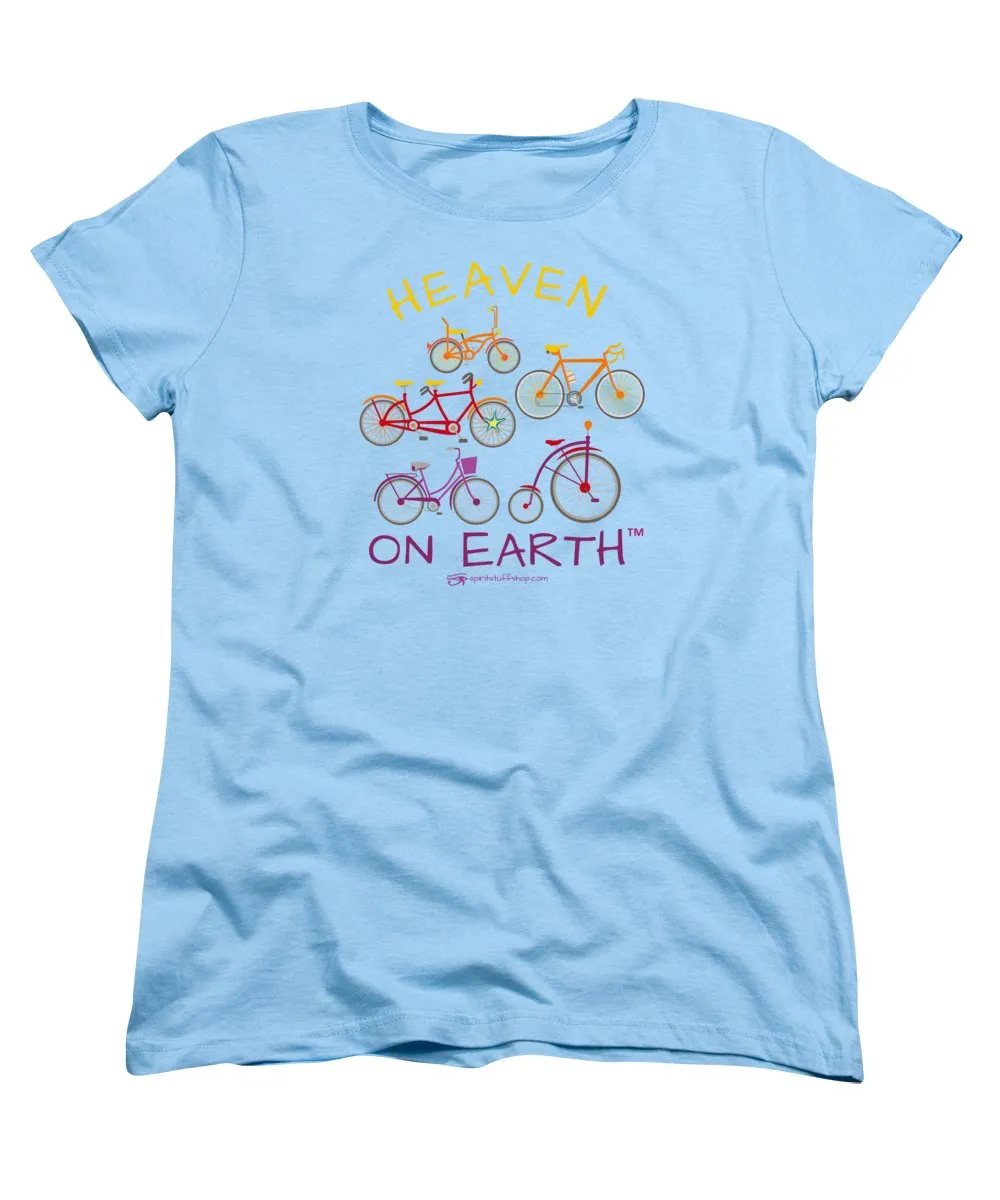 Bicycles Heaven On Earth - Women's T-Shirt (Standard Fit)