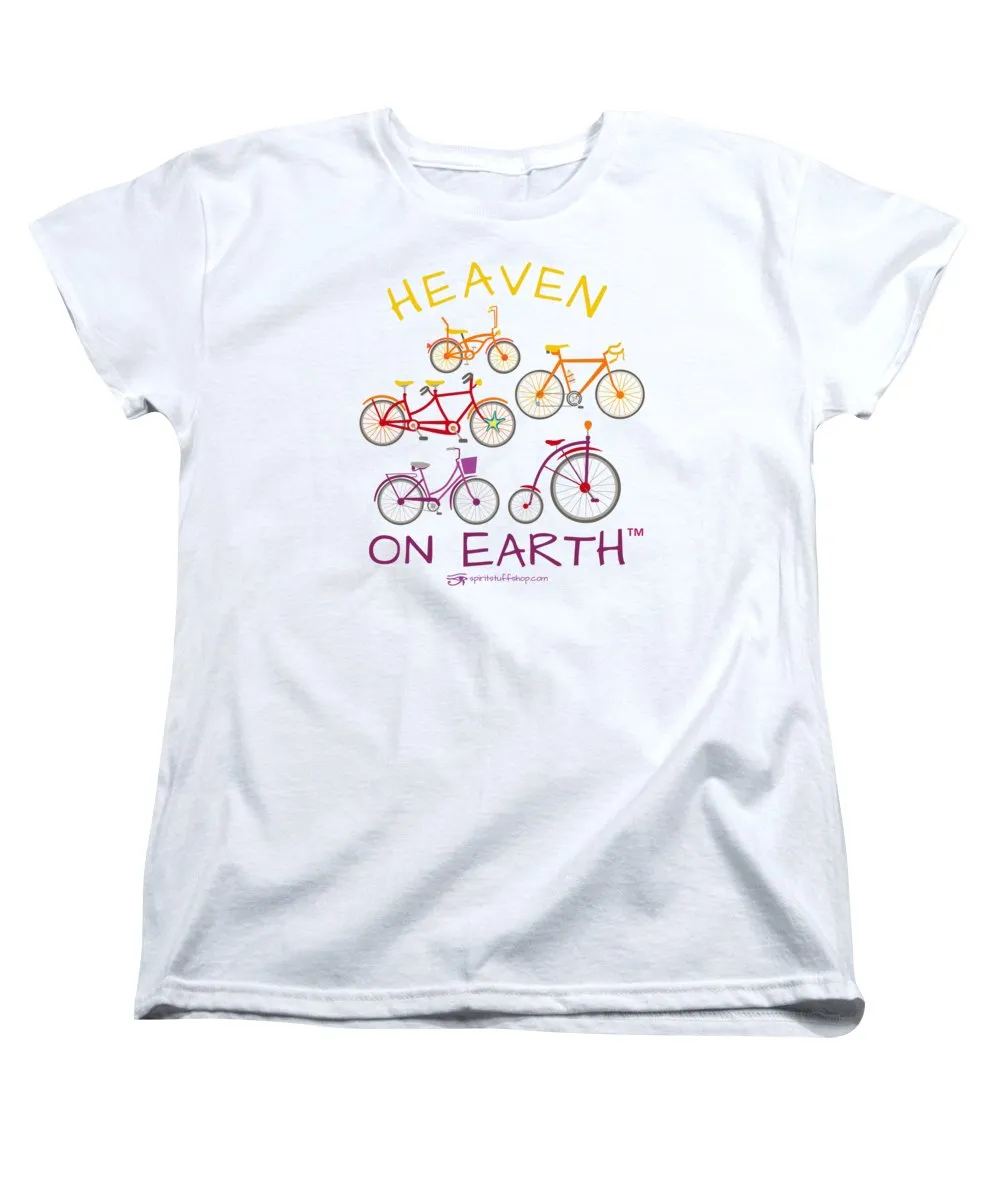 Bicycles Heaven On Earth - Women's T-Shirt (Standard Fit)