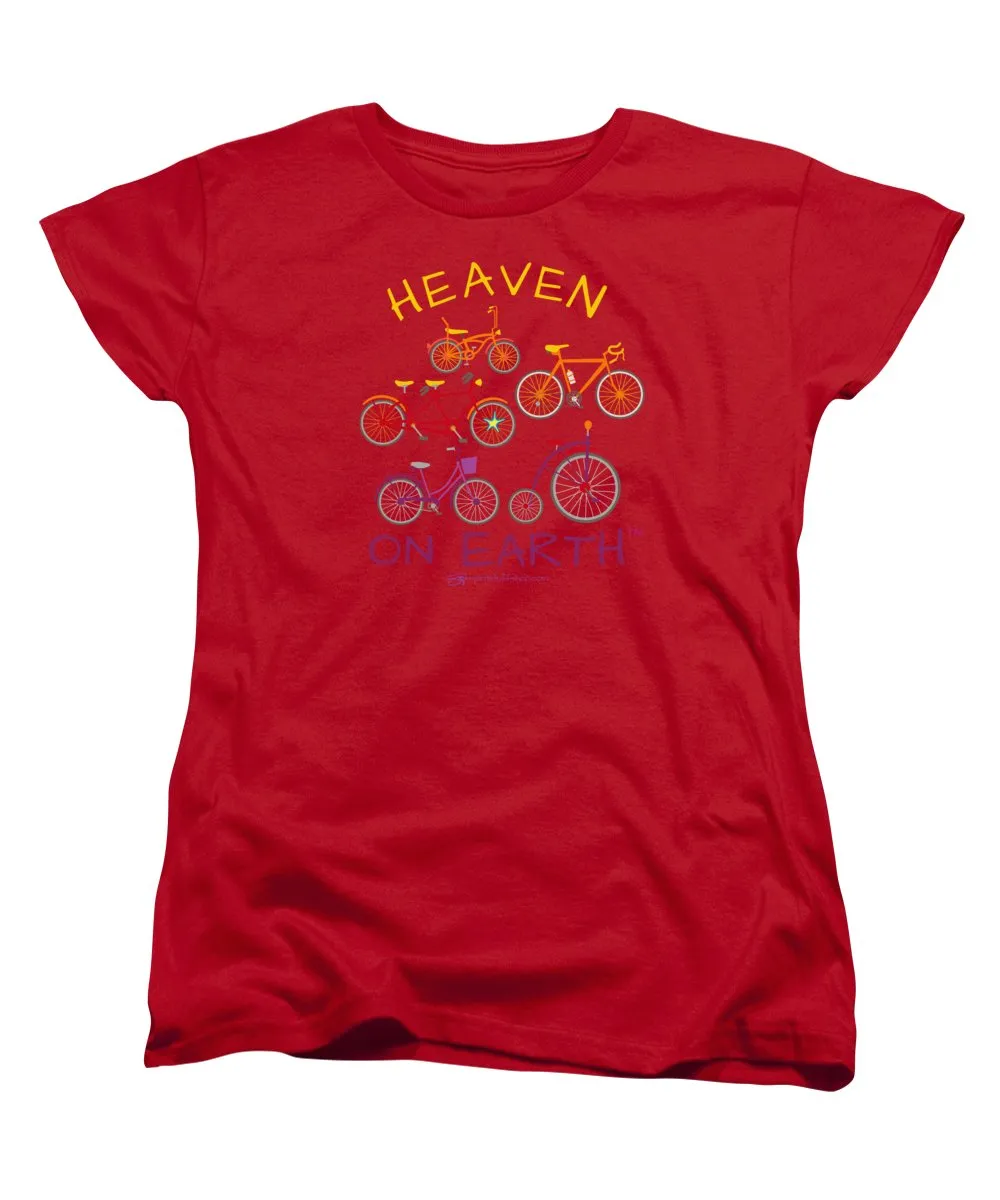 Bicycles Heaven On Earth - Women's T-Shirt (Standard Fit)