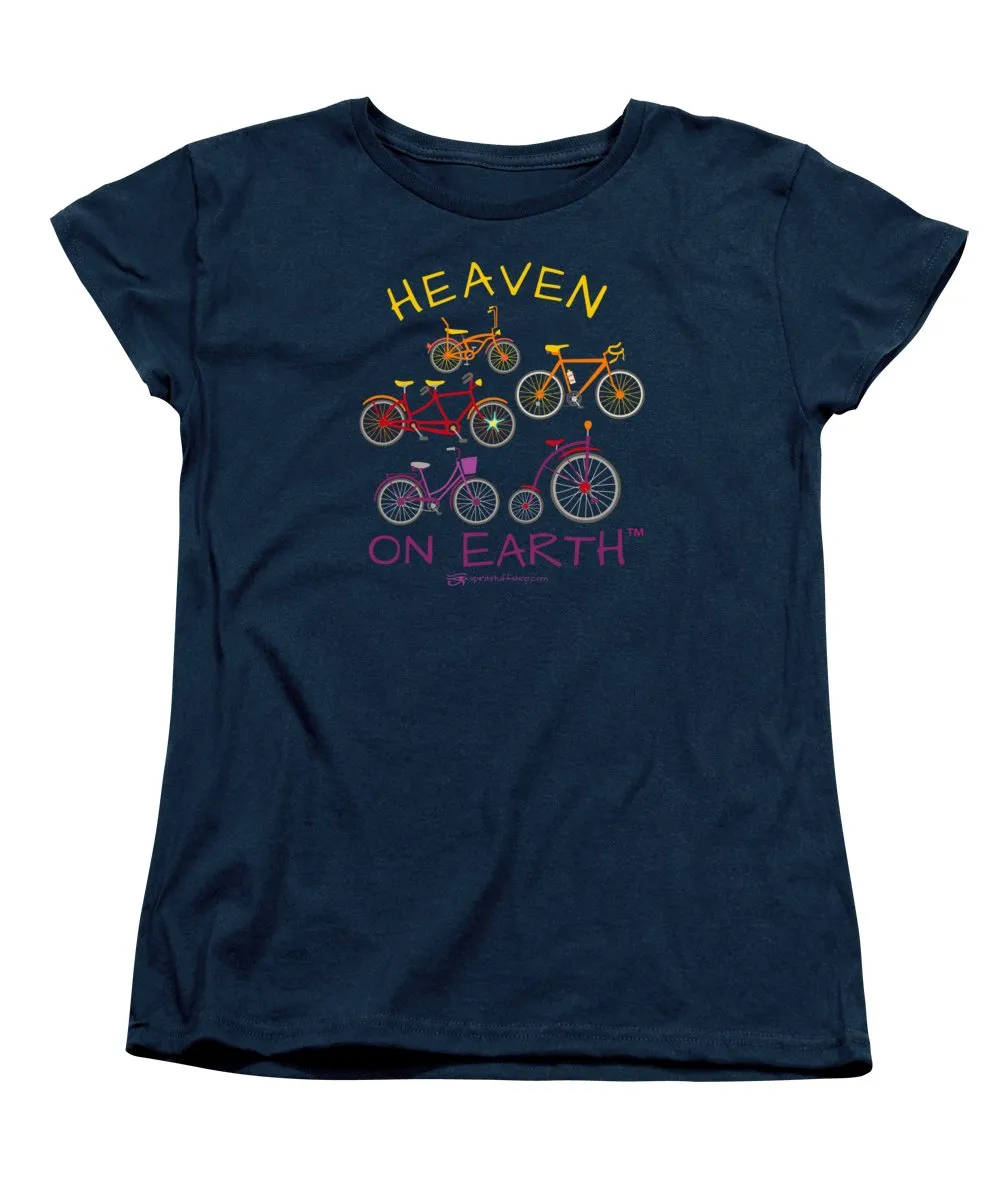 Bicycles Heaven On Earth - Women's T-Shirt (Standard Fit)