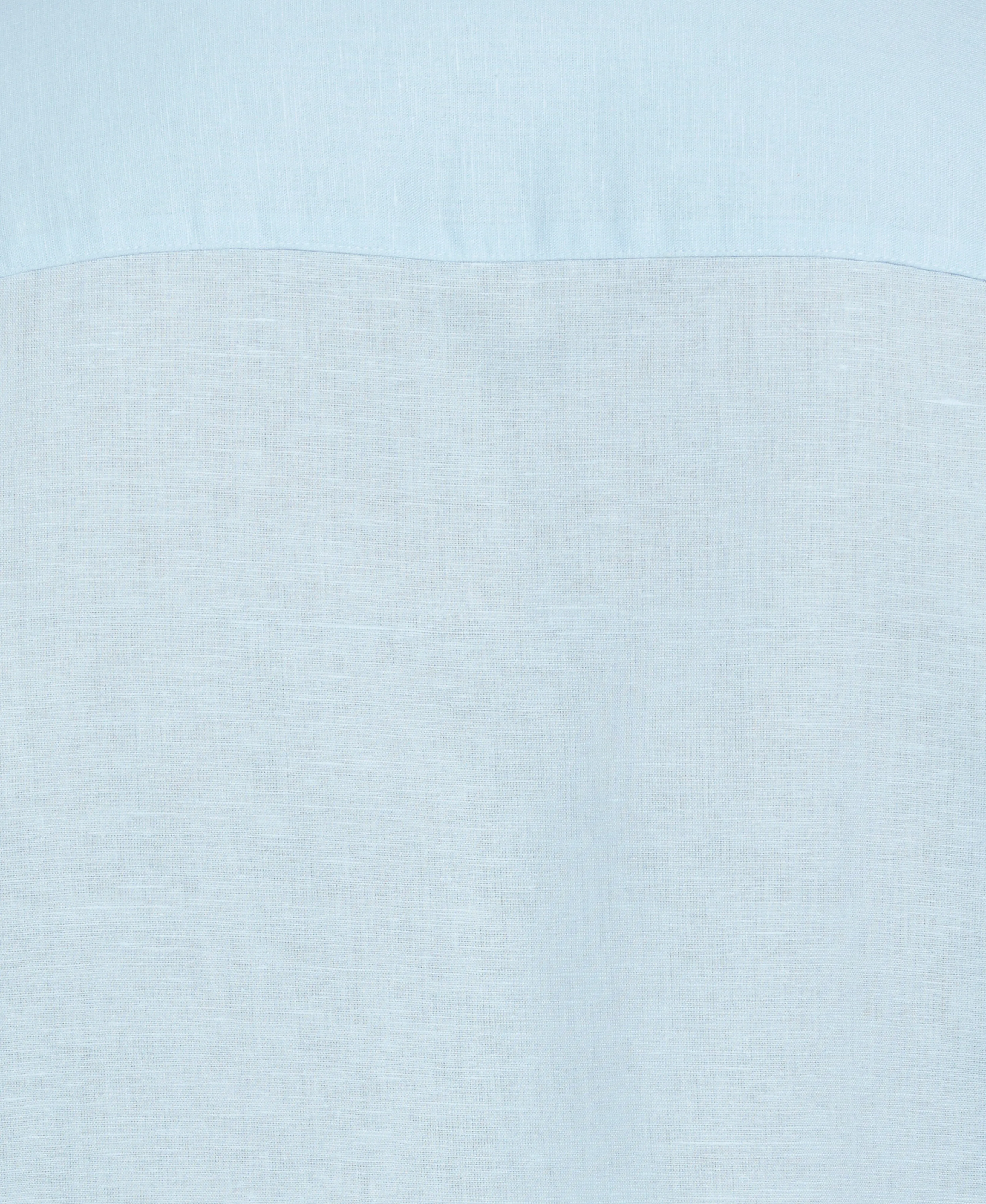 Big & Tall Linen Blend No Pocket Guayabera Shirt