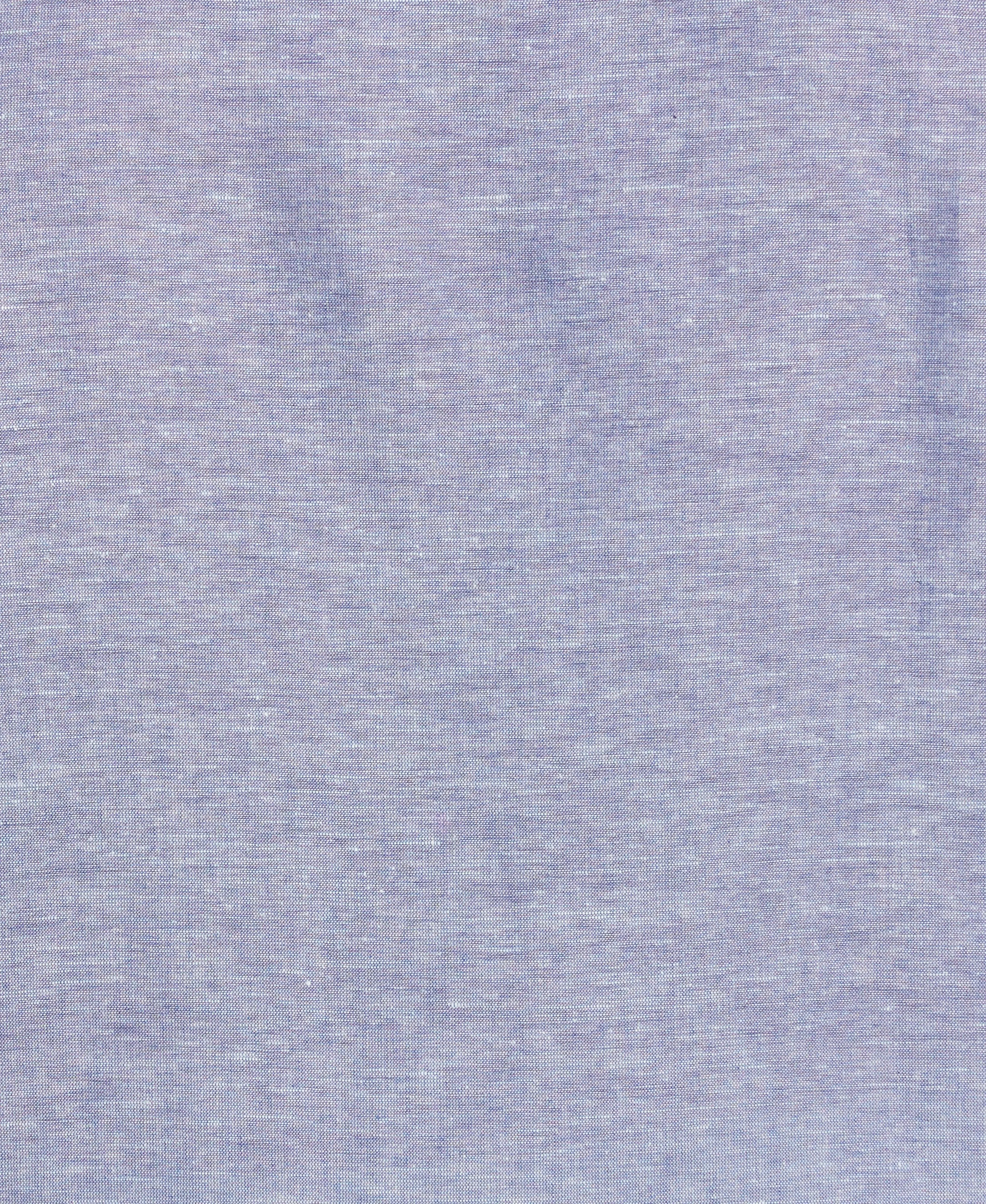 Big & Tall Linen Blend Textured Panel Shirt