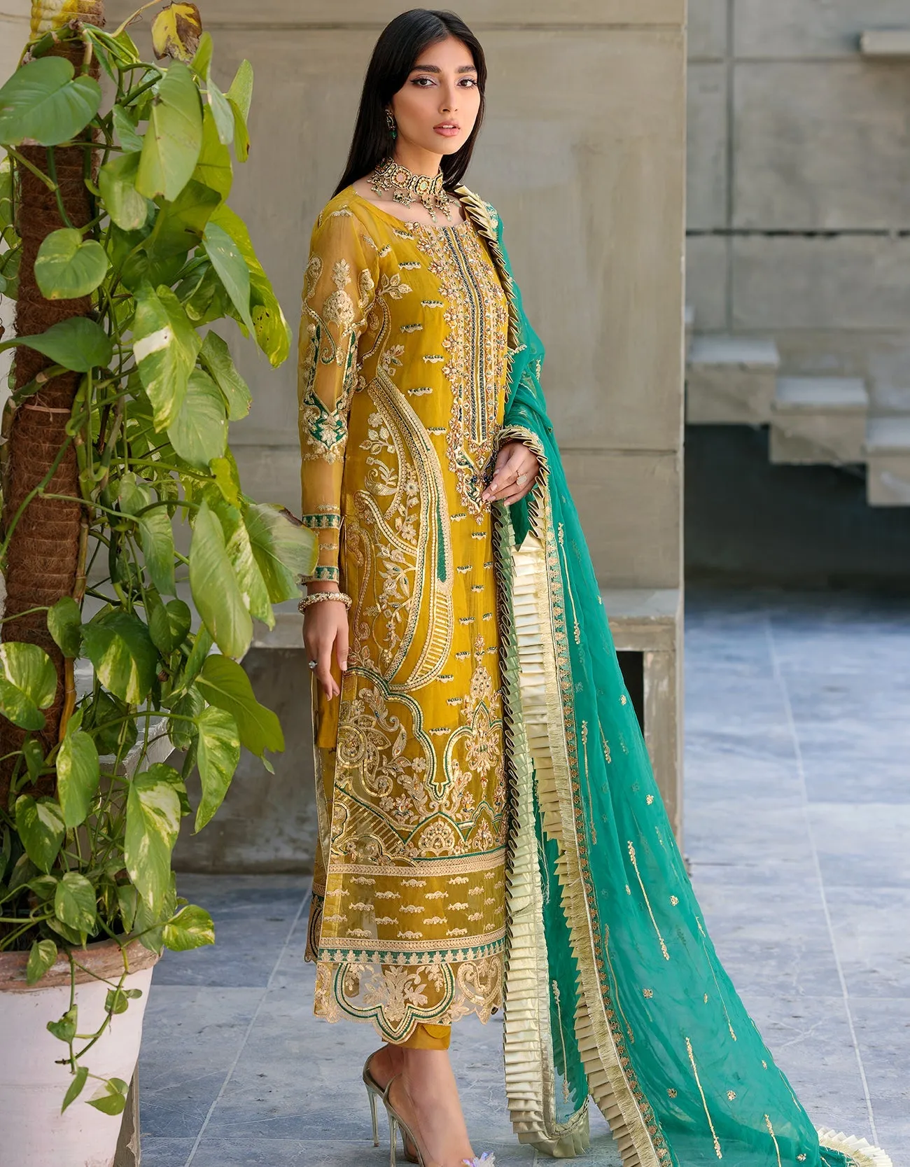 BL-403 - Emaan Adeel Belle Robe Luxury Chiffon Collection 2022 Vol-4