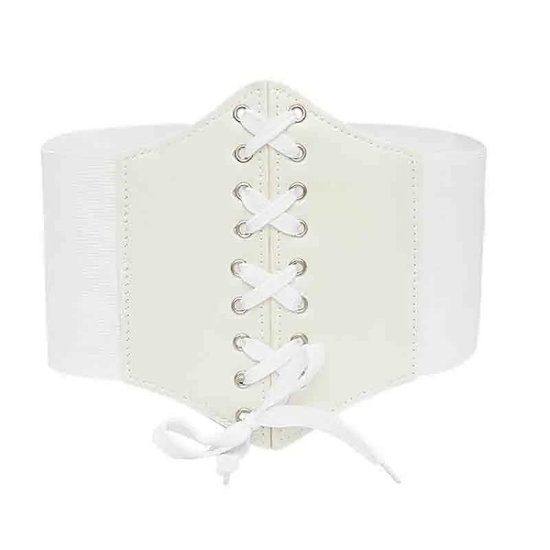 Black Sexy Women's Corset Top Female Gothic Clothing Underbust Waist Sexy Bridal Bustier Body Slimming Wide Belts Dress Girdle