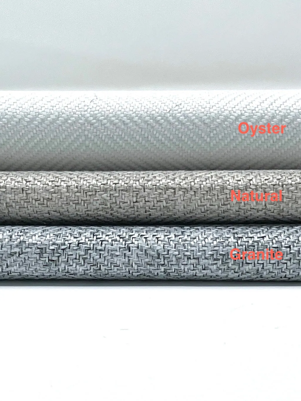 Blackout Faux Linen Fabric By The Yard, 3 Pass Blackout Fabric, Room Darkening Linen By The Yard/CL1097