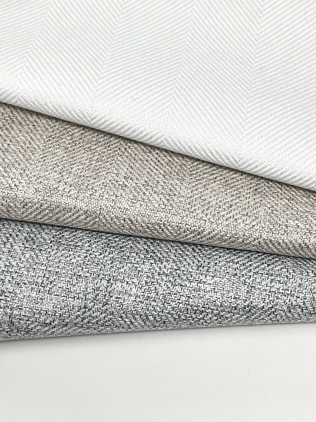 Blackout Faux Linen Fabric By The Yard, 3 Pass Blackout Fabric, Room Darkening Linen By The Yard/CL1097