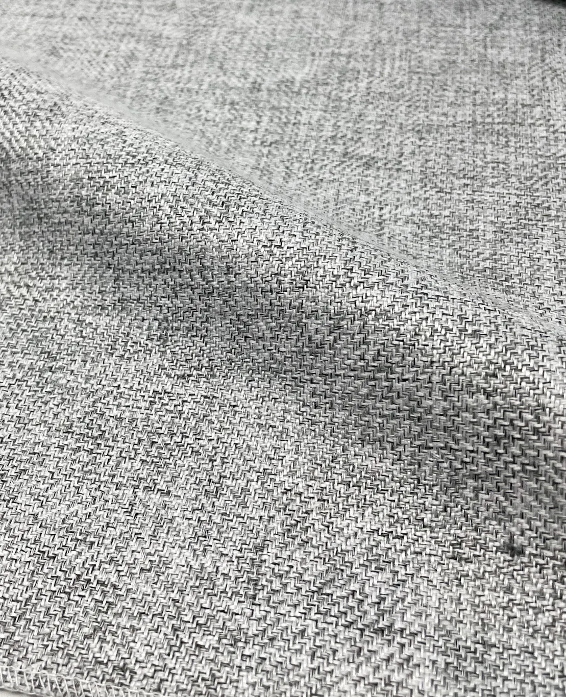 Blackout Faux Linen Fabric By The Yard, 3 Pass Blackout Fabric, Room Darkening Linen By The Yard/CL1097