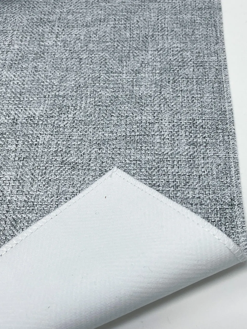 Blackout Faux Linen Fabric By The Yard, 3 Pass Blackout Fabric, Room Darkening Linen By The Yard/CL1097