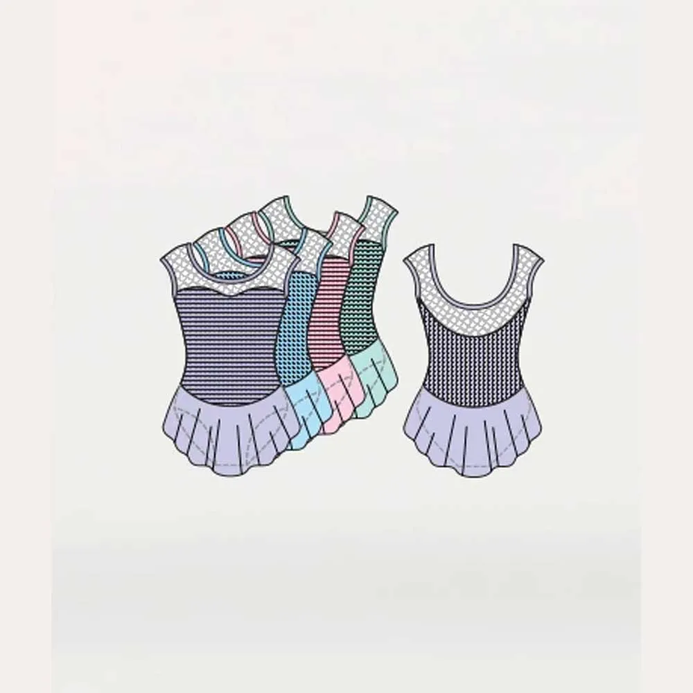 Body Wrappers Micro Check Ballet Dress - 2294 - Girls