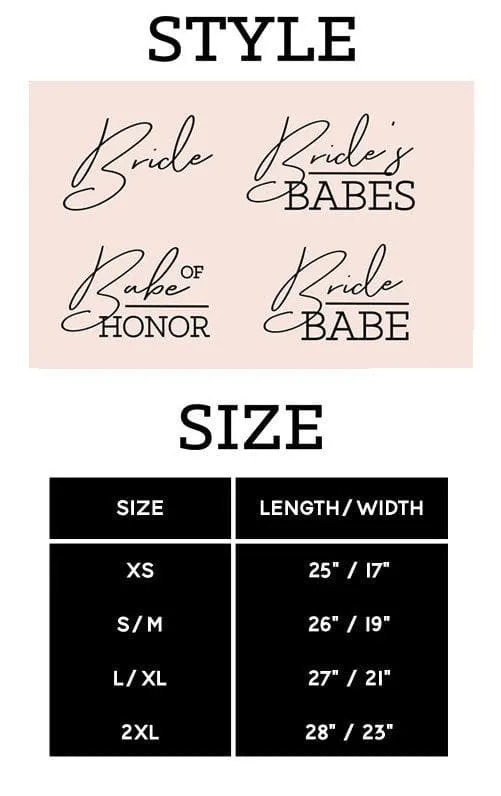 Bride's Babes Bachelorette Shirt