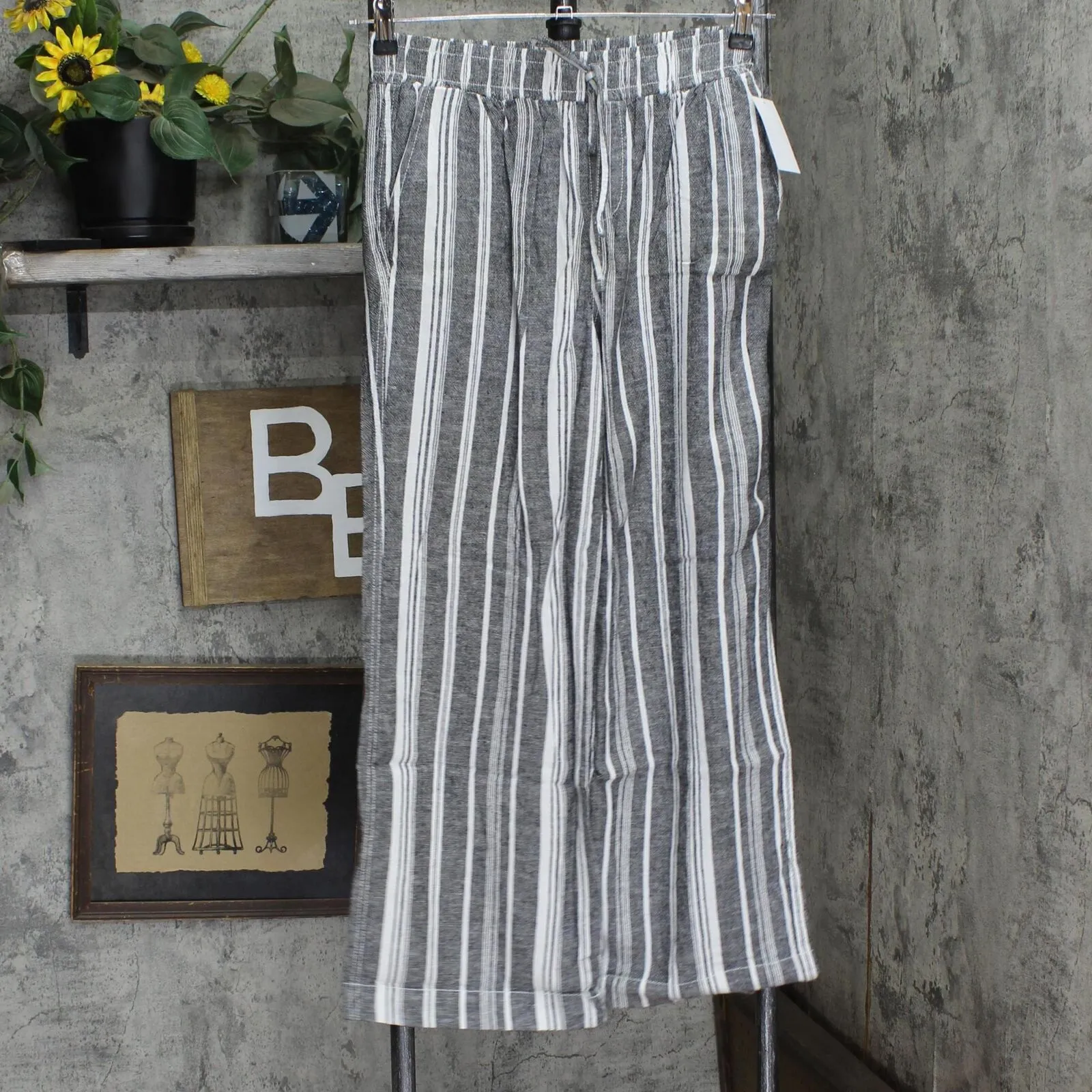 Briggs Women's Drawstring Linen Blend Pant 1760053