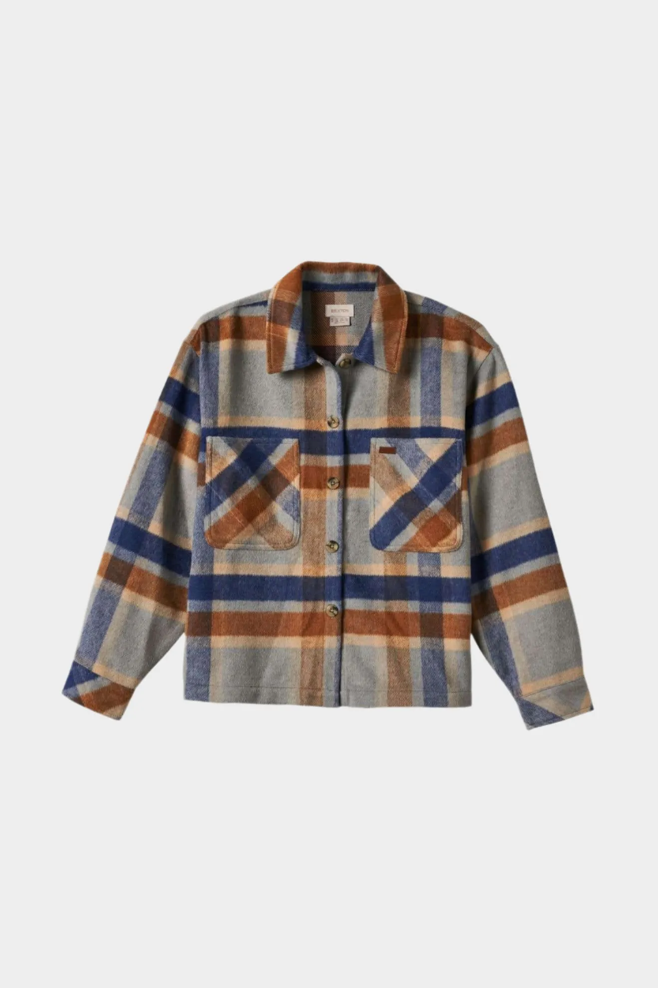 Brixton Women's Bowery Soft Brushed L/S Flannel - Dark/Denim