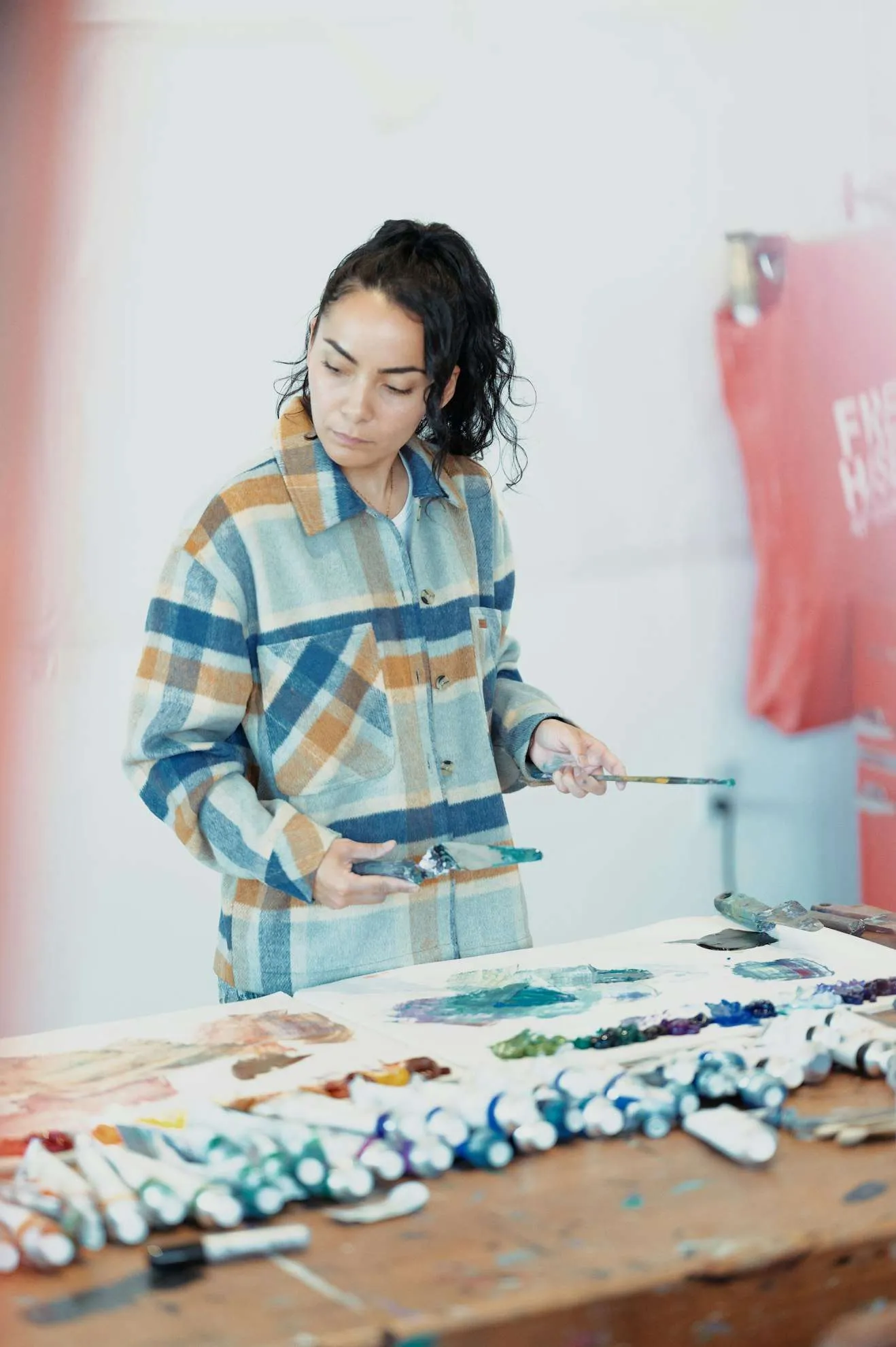 Brixton Women's Bowery Soft Brushed L/S Flannel - Dark/Denim
