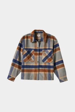 Brixton Women's Bowery Soft Brushed L/S Flannel - Dark/Denim