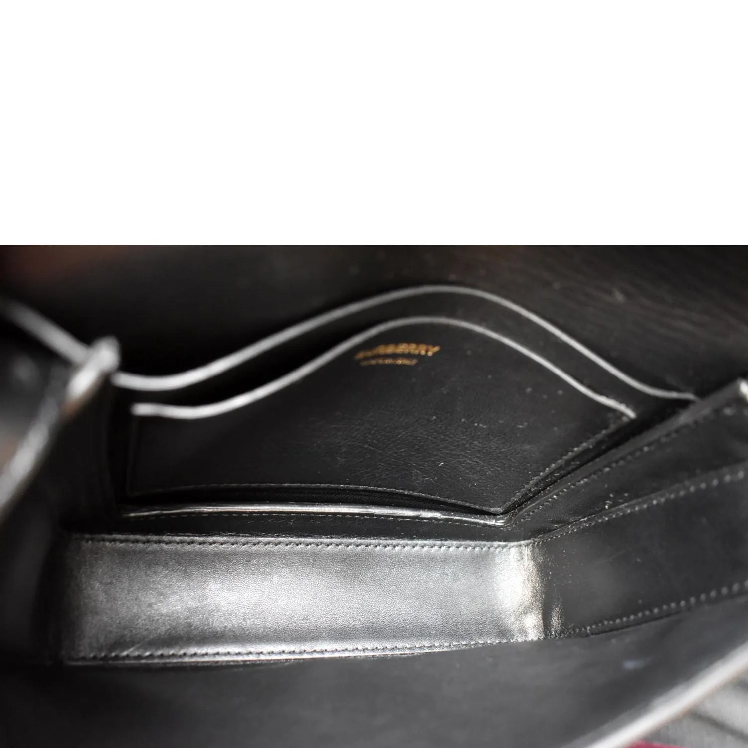 BURBERRY Grace Leopard Print Leather Shoulder Bag Multicolor