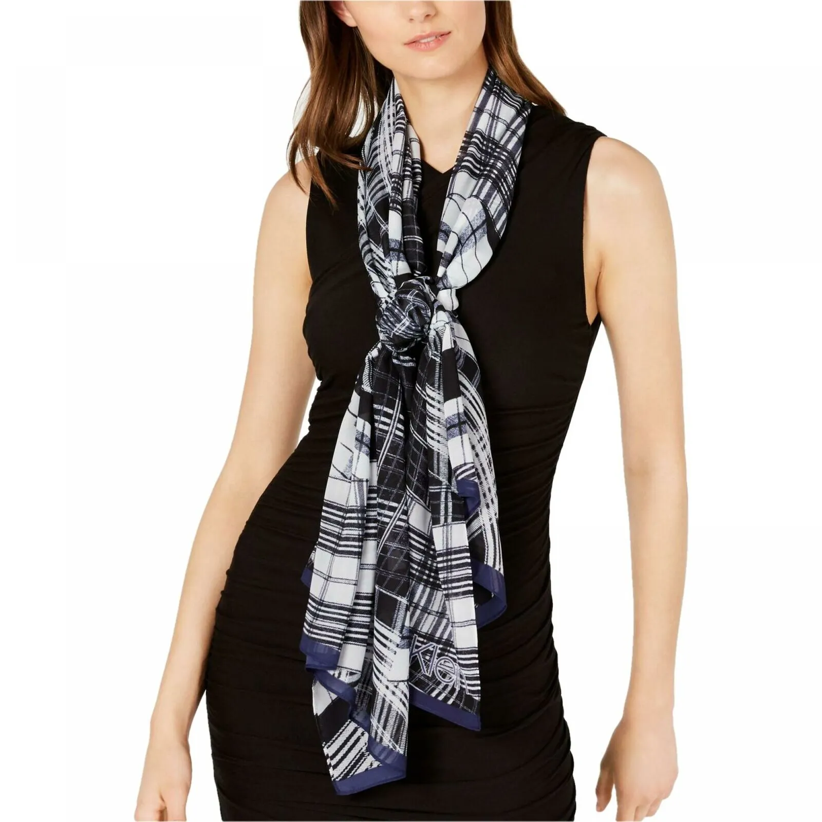 Calvin Klein Women's Abstract Chiffon Scarf