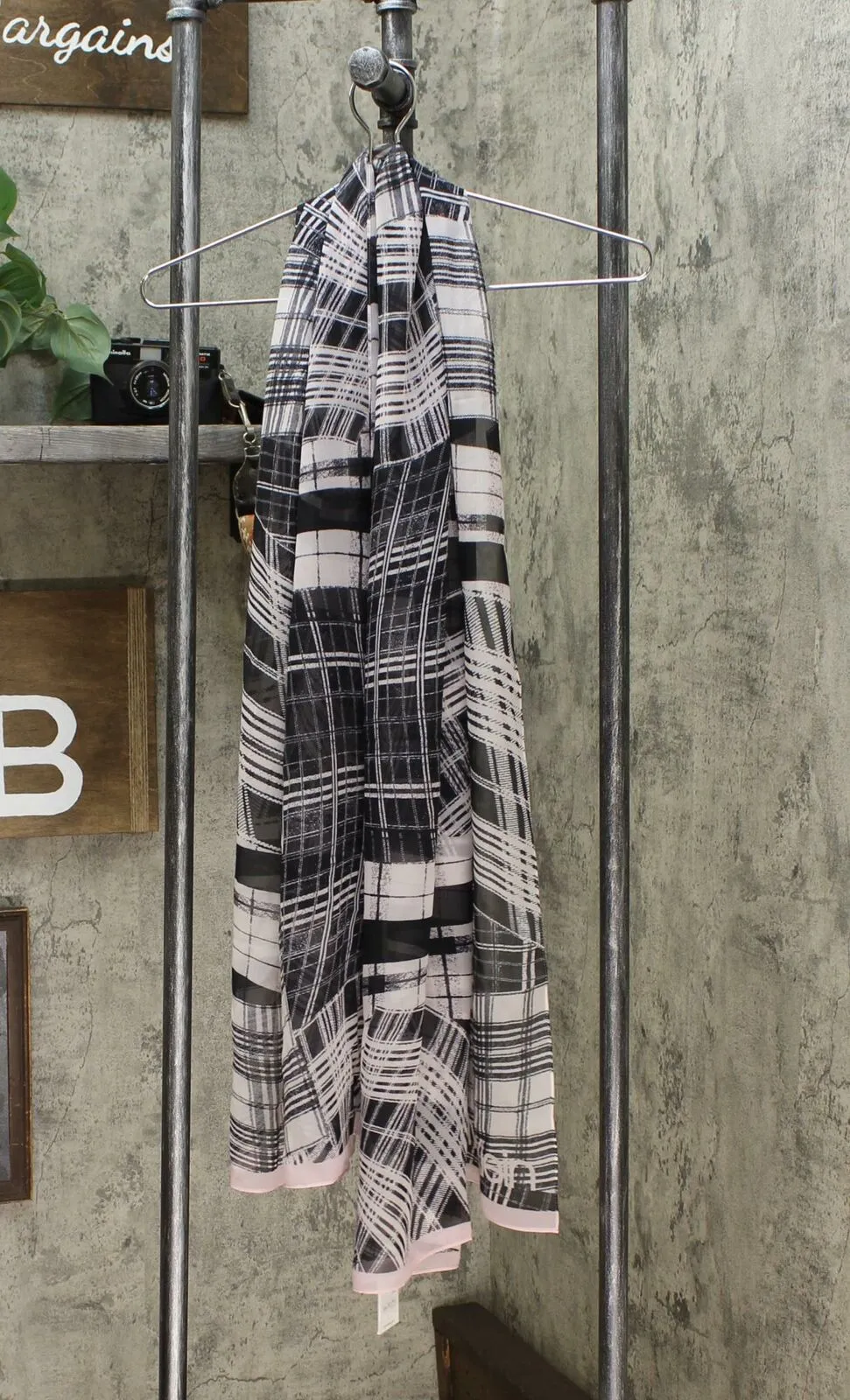 Calvin Klein Women's Abstract Chiffon Scarf