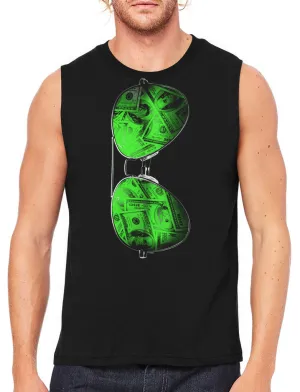Cash Money Shades Sunglass Men's Sleeveless T-Shirt