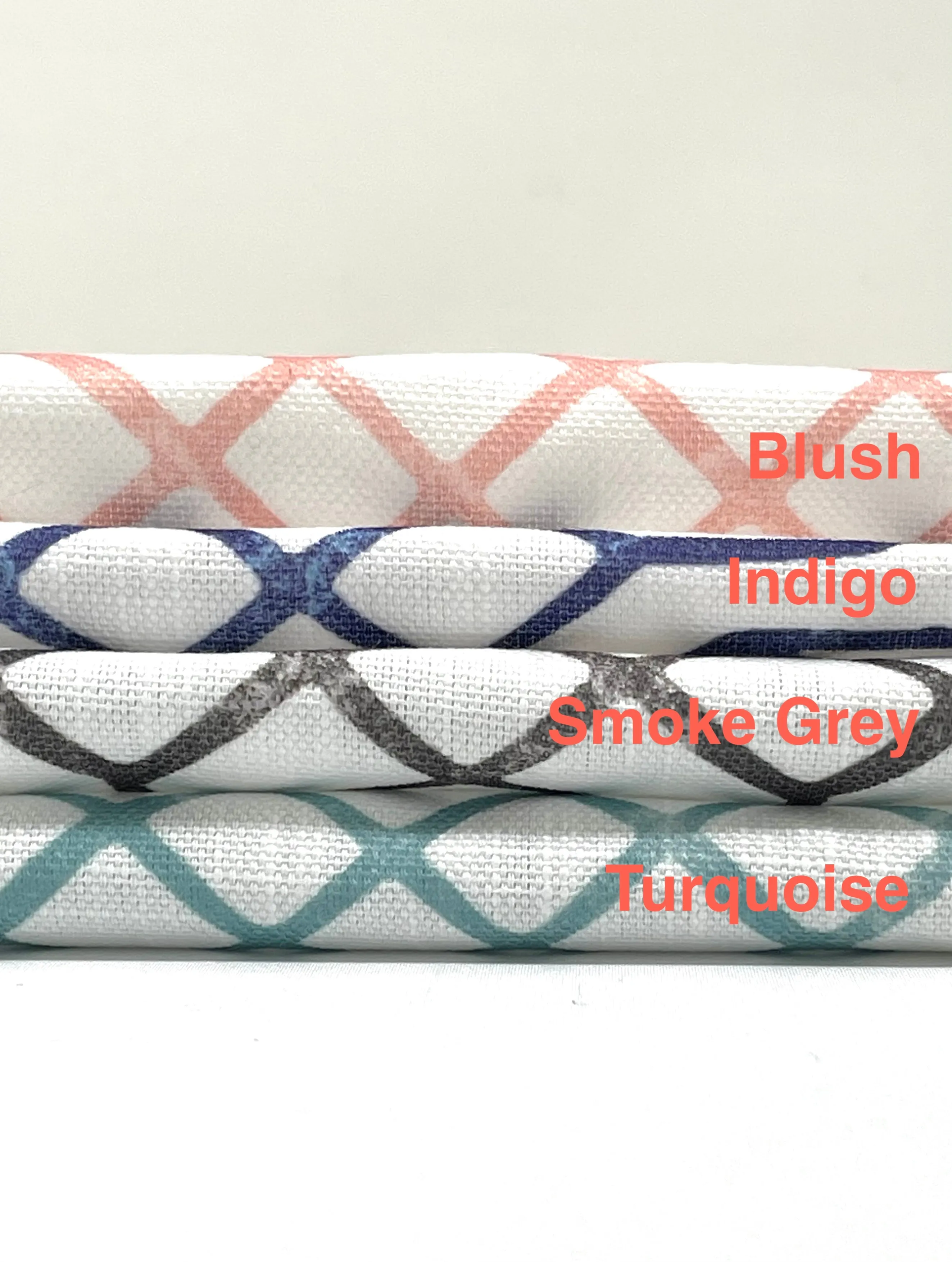 Celtic knot Faux Linen Fabric By The Yard/CL1090