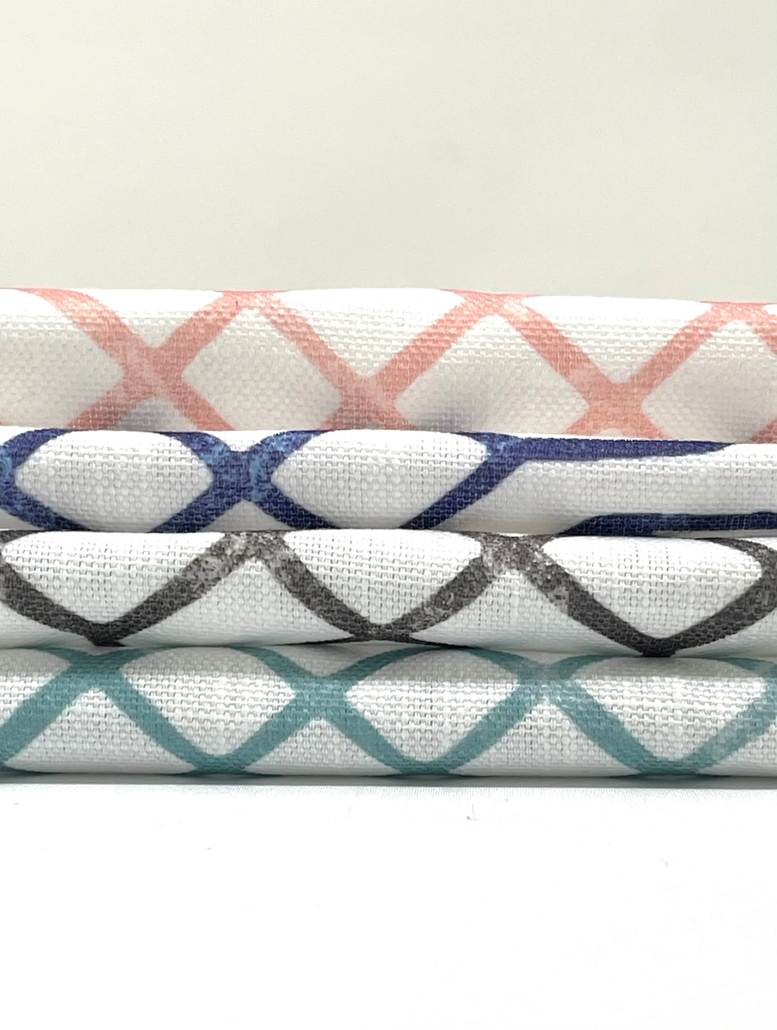 Celtic knot Faux Linen Fabric By The Yard/CL1090