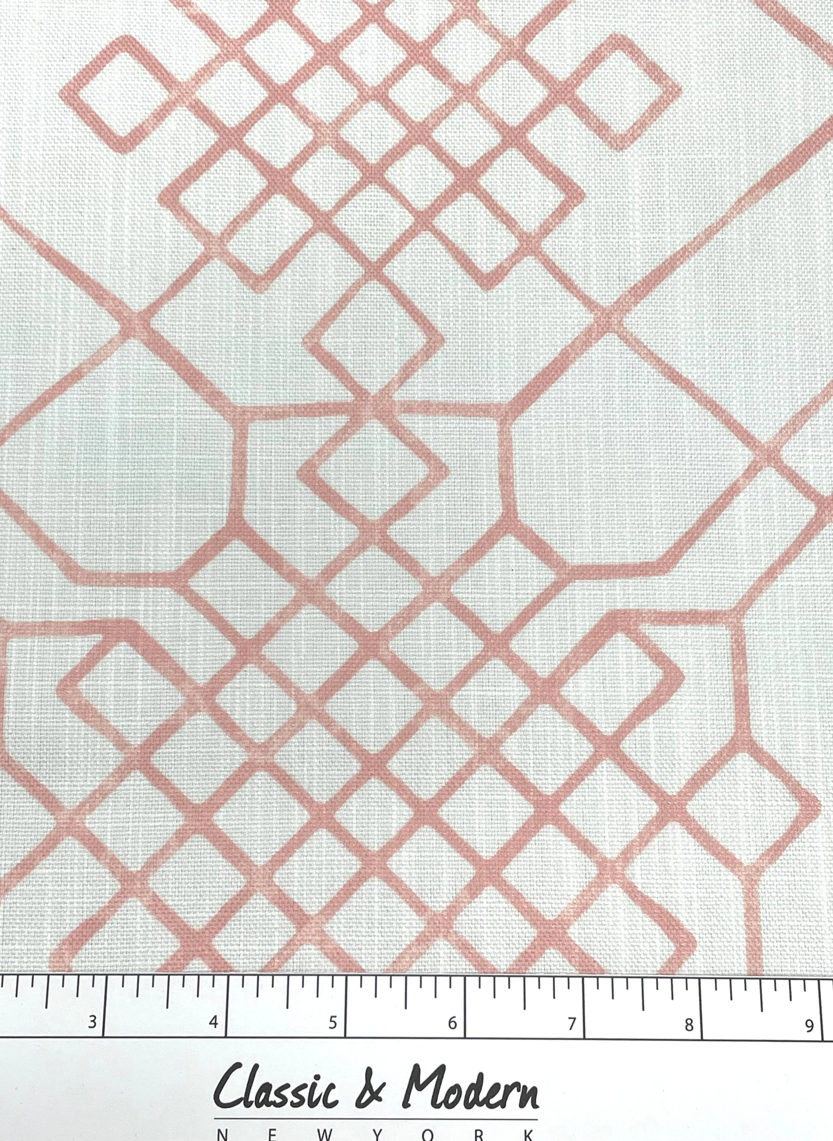 Celtic knot Faux Linen Fabric By The Yard/CL1090