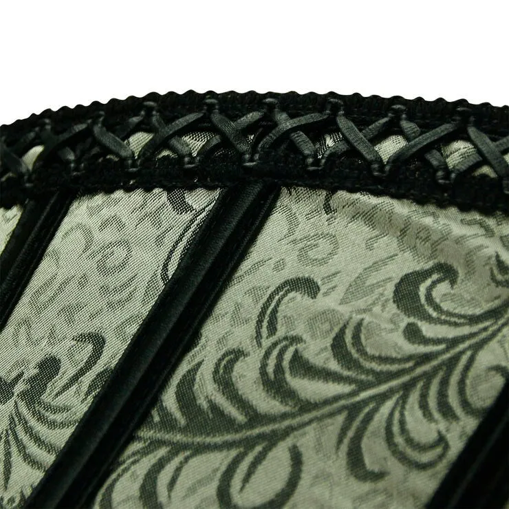 Charmian Women's Plus Size Steampunk Overbust Corset Sexy Floral Retro
