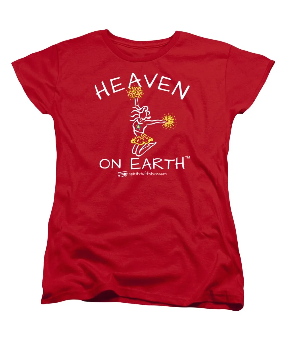 Cheerleading Heaven On Earth - Women's T-Shirt (Standard Fit)