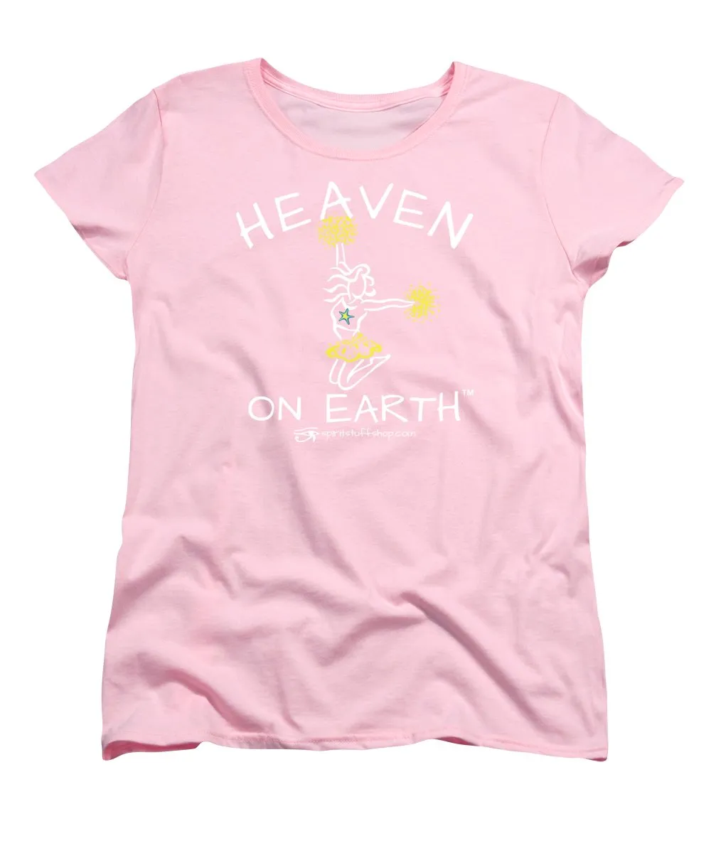 Cheerleading Heaven On Earth - Women's T-Shirt (Standard Fit)