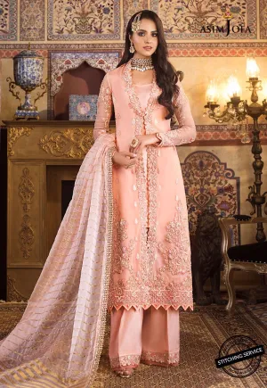 Chiffon Embroidered Suit By Asim Jofa #Y6038