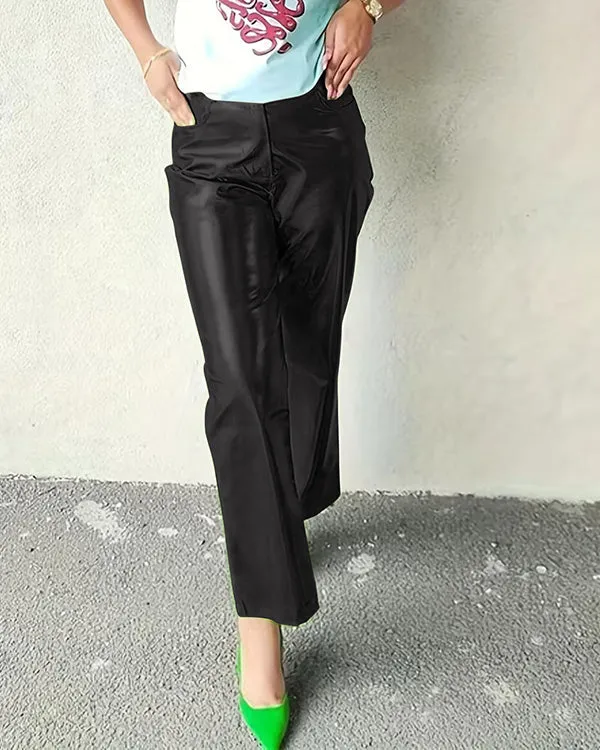 Chinnie – Hot Bright Women's Leather Pants